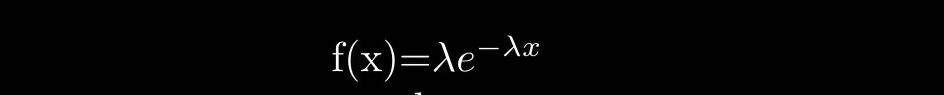 Exponential Distribution Formula 