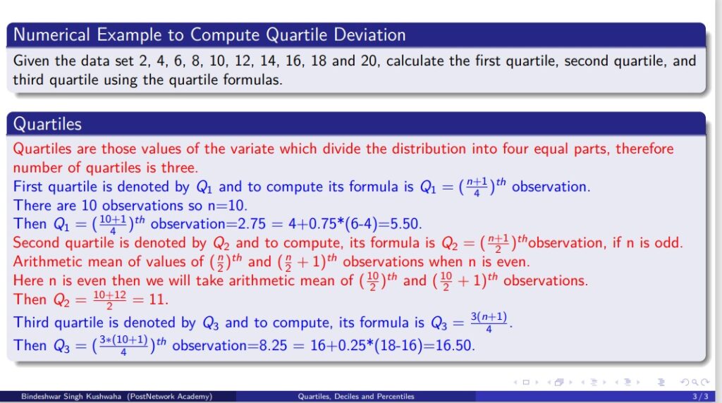 Quartiles